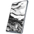 Black and White Marble Ink iPad 11th Gen (2025) Clear Case