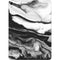 Black and White Marble Ink Apple iPad Air Skin