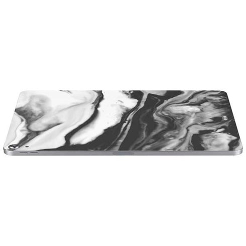 Black and White Marble Ink Apple iPad Air Skin