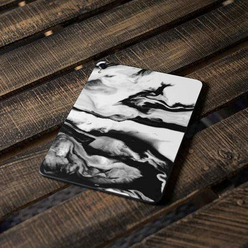 Black and White Marble Ink Apple iPad Pro Skin