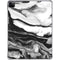 Black and White Marble Ink iPad Pro 11in (2024) Clear Case