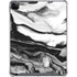 Black and White Marble Ink iPad Cases