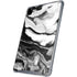 Black and White Marble Ink iPad Cases