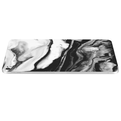 Black and White Marble Ink iPad Pro 13in M4 (2024) Skin