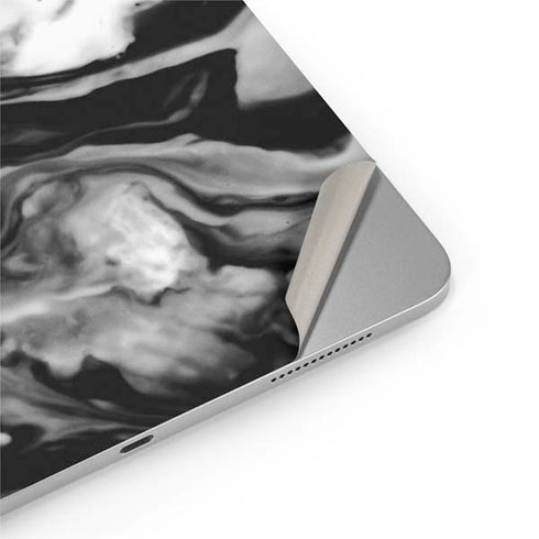 Black and White Marble Ink iPad Pro 13in M4 (2024) Skin