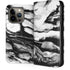 Black and White Marble Ink iPhone 13 Pro Folio Case