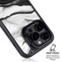 Black and White Marble Ink iPhone 13 Pro Kickstand Case