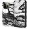 Black and White Marble Ink iPhone 13 Pro Max Folio Case