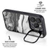 Black and White Marble Ink iPhone 13 Pro Max Kickstand Case