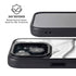 Black and White Marble Ink iPhone 14 Plus Kickstand Case