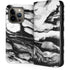 Black and White Marble Ink iPhone 14 Pro Folio Case
