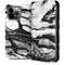 Black and White Marble Ink iPhone 14 Pro Max Folio Case