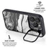 Black and White Marble Ink iPhone 14 Pro Max Kickstand Case