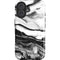 Black and White Marble Ink iPhone 16 Magsafe Impact Case
