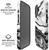 Black and White Marble Ink iPhone 16 Plus Magsafe Impact Case