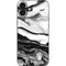 Black and White Marble Ink iPhone 16 Plus Skin