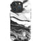 Black and White Marble Ink iPhone 16 Pro Impact Case