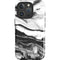 Black and White Marble Ink iPhone 16 Pro Max Impact Case
