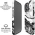 Black and White Marble Ink iPhone 16 Pro Max Magsafe Impact Case