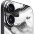 Black and White Marble Ink iPhone 16 Skin