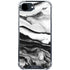 Black and White Marble Ink iPhone 16e Clear Case