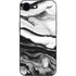 Black and White Marble Ink iPhone 16e Skin