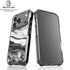 Black and White Marble Ink iPhone 18 Pro Clear Case