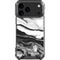 Black and White Marble Ink iPhone 18 Pro Max Clear Case