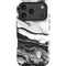 Black and White Marble Ink iPhone 18 Pro Max Impact Case