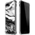 Black and White Marble Ink iPhone Cases