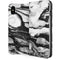 Black and White Marble Ink iPhone 8 Folio Case