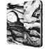 Black and White Marble Ink iPhone Cases