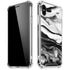Black and White Marble Ink iPhone X/XS Clear Case