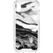 Black and White Marble Ink iPhone XS Clear Case