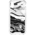 Black and White Marble Ink iPhone XS Clear Case