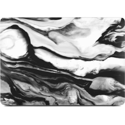 Black and White Marble Ink Apple MacBook Air Skin