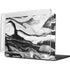 Black and White Marble Ink MacBook Pro 14in (2021-24) Case plus Skin