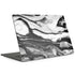 Black and White Marble Ink MacBook Skins