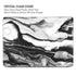 Black and White Marble Ink MacBook Cases