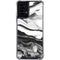 Black and White Marble Ink Moto G Power 5G (2024) Clear Case