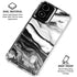 Black and White Marble Ink Moto G Power 5G (2024) Clear Case