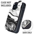 Black and White Marble Ink Otterbox Defender iPhone Skin