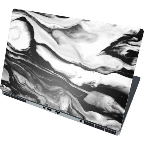 Black and White Marble Ink Dell Precision Skin