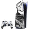 Black and White Marble Ink PlayStation PS5 Skins
