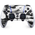 Black and White Marble Ink PS5 DualSense Edge Pro Controller Skin