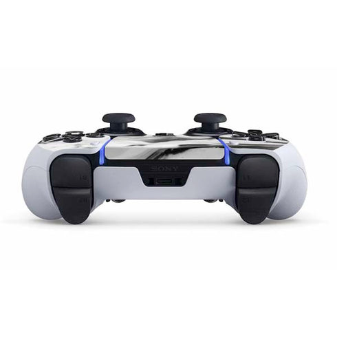 Black and White Marble Ink PS5 DualSense Edge Pro Controller Skin