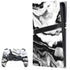 Black and White Marble Ink PlayStation PS5 Skins