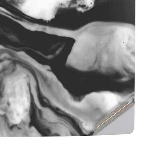 Black and White Marble Ink PS5 Pro Console Skin