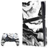 Black and White Marble Ink PS5 Pro Disk Bundle Skin