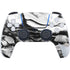 Black and White Marble Ink PS5 Pro Disk Bundle Skin